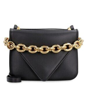 Bottega Veneta Mount Leather Shoulder Bag***